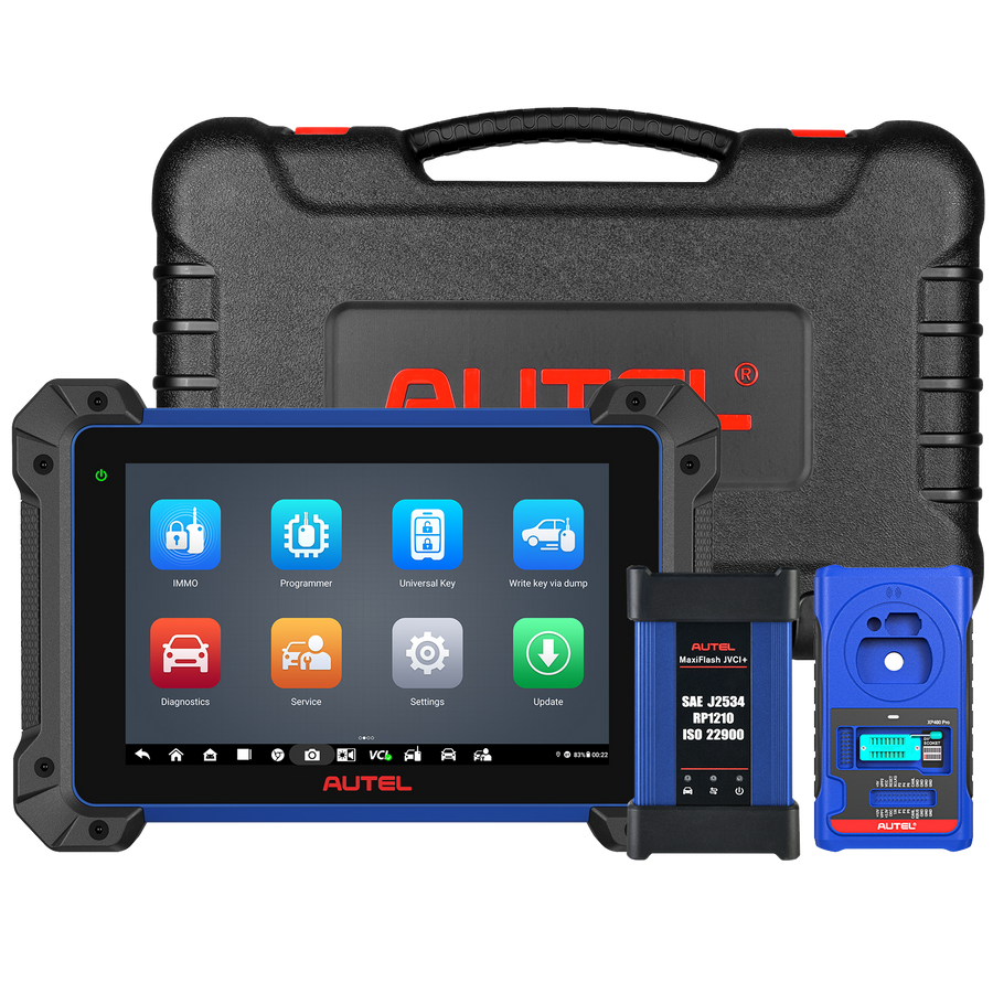 AUTEL MaxiIM IM608S II diagnostic tablet with key programming accessories