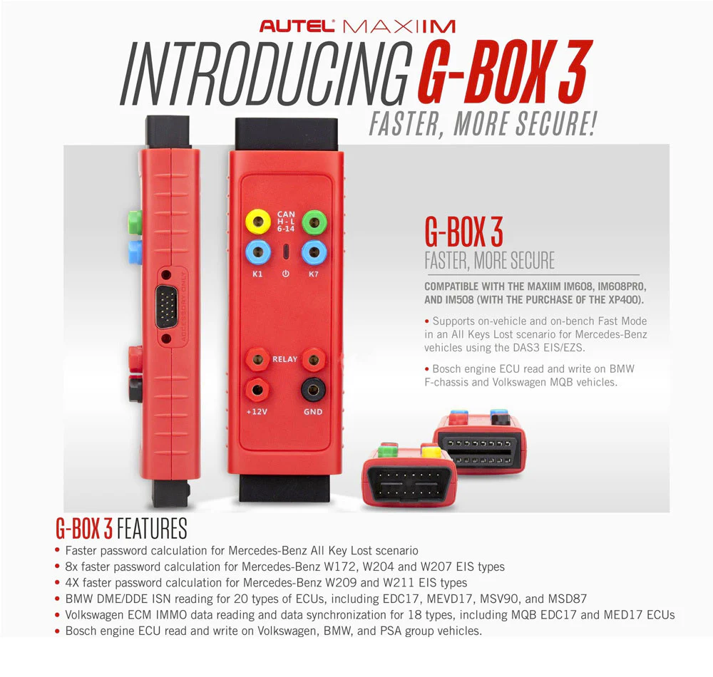 G-BOX3 and Accessories