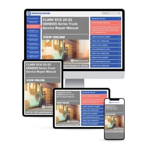 CLARK ECG 20-32 GENESIS Series Truck Service Repair Manual
