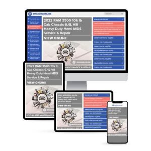 2022 RAM 3500 10k lb Cab Chassis 6.4L V8 Heavy Duty Hemi MDS Service & Repair Manual