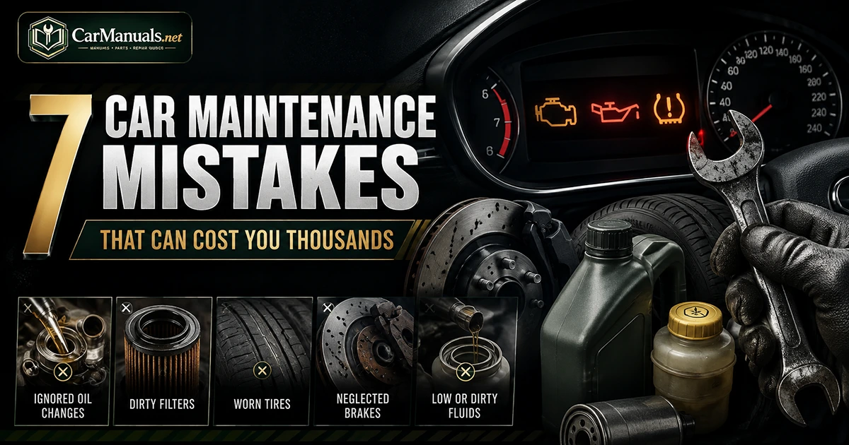 Car Maintenance Mistakes